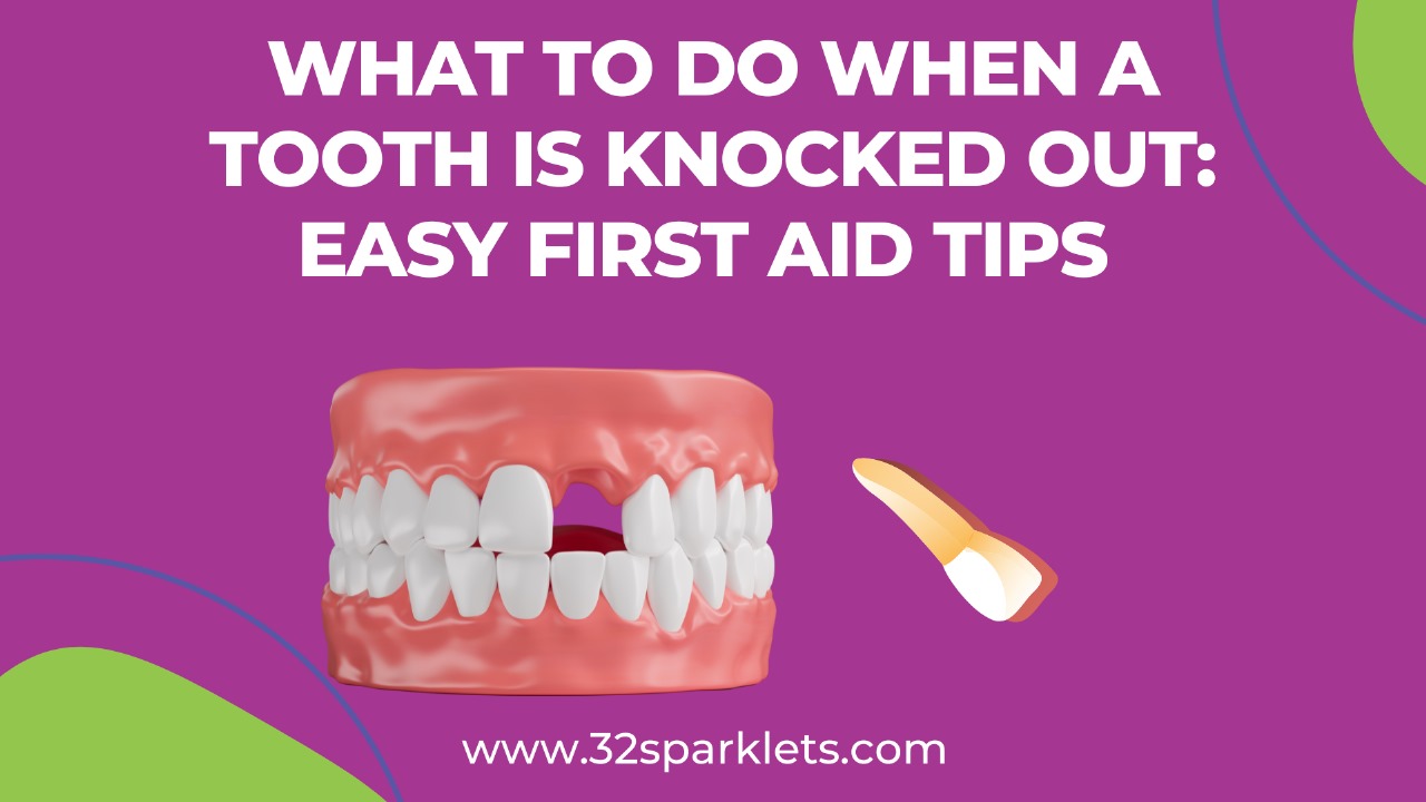 what to do when a tooth is knocked out | kids dentist in mohali