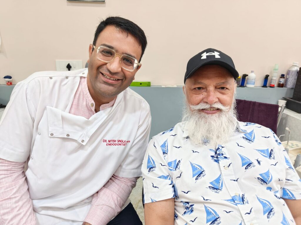 Dr. Nitish Singla with Punjabi Movies actor